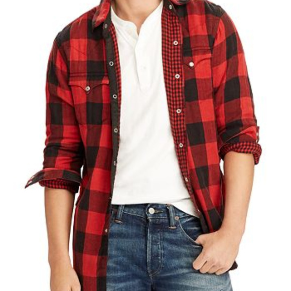 Polo Ralph Lauren Other - POLO Ralph Lauren Buffalo Plaid Double Faced Shirt